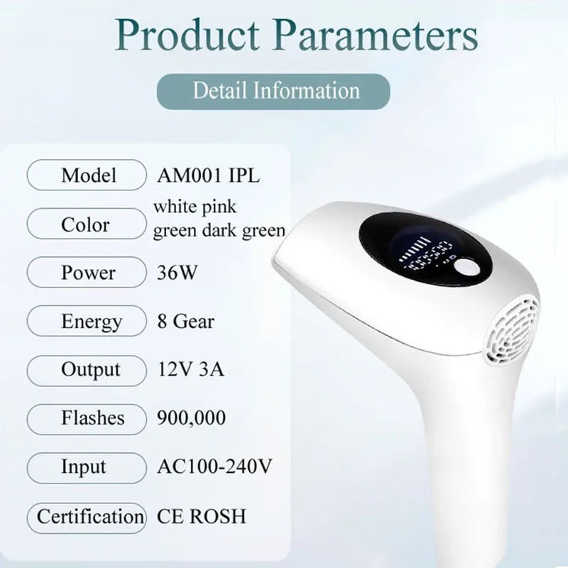 Laser IPL Hair Removal Device